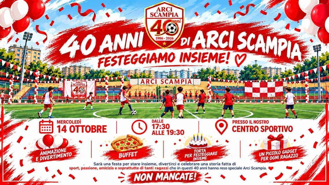 40 anni di ARCI Scampia: festeggiamo insieme!
