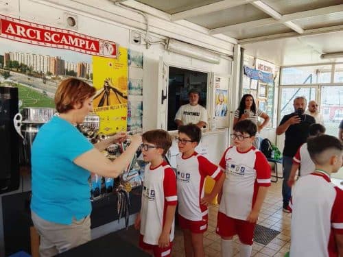 L.I.S a Scampia, conclusione primo modulo ragazzi Moscati D'acquisto e Aganoor Marconi.
