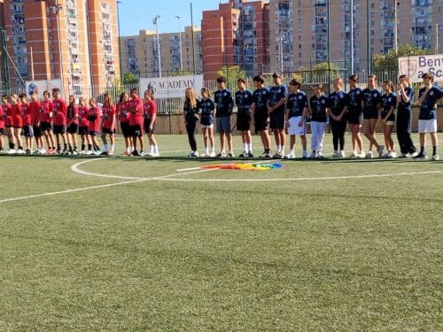 Incontro di rugby scolastico presso la nostra Scuola Calcio Arci Uisp Scampia