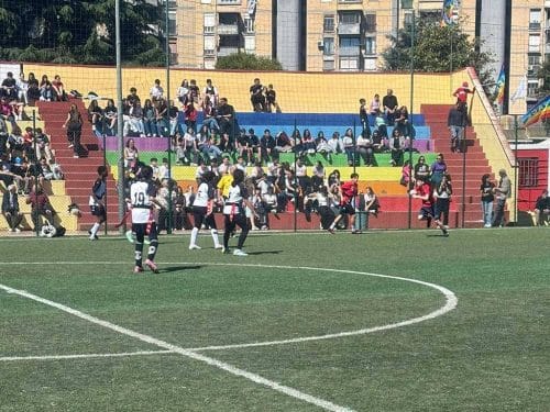 Incontro di rugby scolastico presso la nostra Scuola Calcio Arci Uisp Scampia