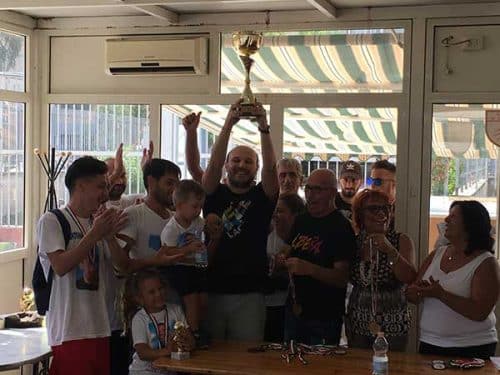 Un momento della premiazione del torneo “Libera in Goal” 2019